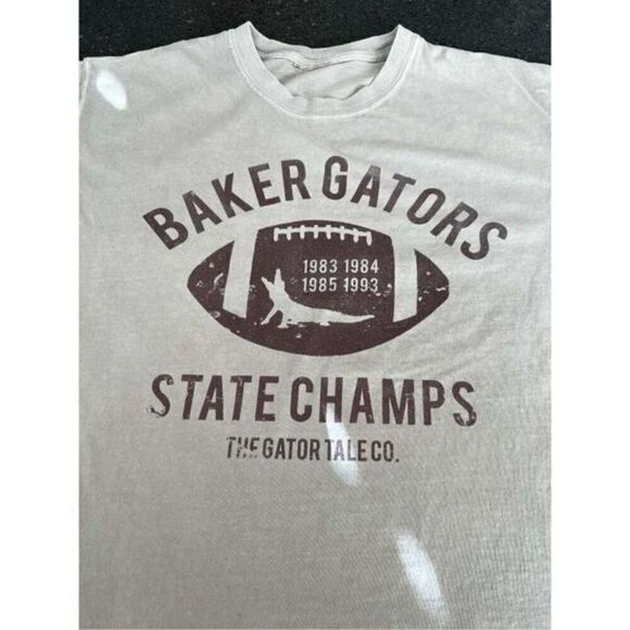 90’ Vintage BAKER Florida Gators Tee State Champs size M - Picture 4 of 6